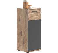 Mason armoire de salle de bain 1 porte gris,chêneReproduction.