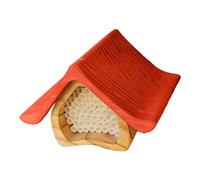 Mason Bee House - Boîte en bois fabriquée à la main pour pollinisateur | Décoration décorative pour ruche d'abeilles, kit de démarrage multifonctionnel pour tronc, mur