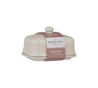 Mason Cash Beurrier In the Meadow - Motif floral en relief - En grès durable - Couvercle hermétique - Peut contenir jusqu'à 500 g de beurre - Rangement classique de cuisine et de table (9 cm H x 15,6