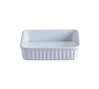 Mason Cash Collection Plat à rôtir carré en grès fin, céramique, blanc, 16 x 16 x 4,5 cm