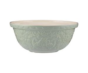 Mason Cash Home to Roost Bol à mélanger | Bol en faïence de 29 cm avec motif poule et coq en relief | Capacité de 4 L | Ustensiles de cuisson classiques pour mélanger la pâte, la pâtisserie et les
