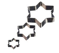 Mason Cash Lot de 3 Mini emporte-pièces en Acier Inoxydable en Forme d'étoile