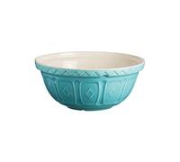 Mason Cash Mélange de Couleurs Turquoise S24 résistante aux impacts en faïence 24 cm Bol à mélanger