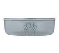 Mason Cash: Reactive Paw Gamelle en céramique pour Animal Domestique 17,8 cm, 947,2 g - Bleu émaillé - Gamelle d'eau et de Nourriture pour Chien - Passe au Micro-Ondes et au Lave-Vaisselle