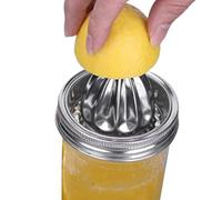 Mãson Jar Juicer Lids - 2PCS Stainless Steel Citrus Reamer Tops | Manual Lemon Squeezer Wide Mouth Mãson Jar Accessories For Orange, Lime & Juice Extraction