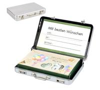 Mason Life Caisse à monnaie - Cadeau d'anniversaire pour bons d'achat - Cadeau ABI 2026 - Cadeau de remise de diplôme - Cadeau pour éducatrice - Cadeau pour la fête des pères - Mini mallette en