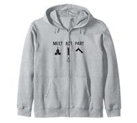 Mason Meet Act Part Freemason Symbole maçonnique Shriner Sweat à Capuche