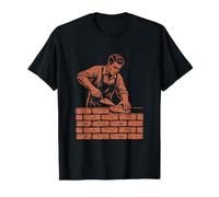 Mason Truelle de maçon Linogravure T-Shirt