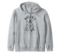 Mason Wife Franc-Maçon Symbole Maçonnique Shriner Sweat à Capuche