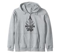 Mason Wife Franc-Maçon Symbole Maçonnique Shriner Sweat à Capuche