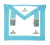 Masonic Craft Worshipful Master WM Tablier en cuir d'agneau