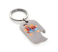 Masonic Flinstones Porte-clés en argent franc-maçons