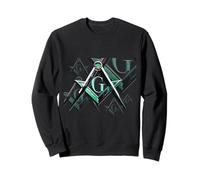 Masonic_Symbol avec Artistic Masonic Logo_Style MM S&C Sweatshirt