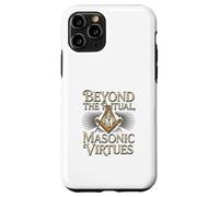 Masonic_Symbol avec Beyond The_Rituals, Masonic_Virtes S&C Coque pour iPhone 11 Pro