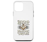 Masonic_Symbol avec Beyond The_Rituals, Masonic_Virtes S&C Coque pour iPhone 12 Mini