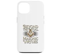 Masonic_Symbol avec Beyond The_Rituals, Masonic_Virtes S&C Coque pour iPhone 13