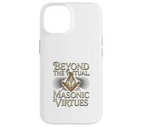 Masonic_Symbol avec Beyond The_Rituals, Masonic_Virtes S&C Coque pour iPhone 14