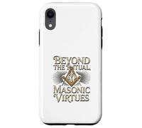 Masonic_Symbol avec Beyond The_Rituals, Masonic_Virtes S&C Coque pour iPhone XR