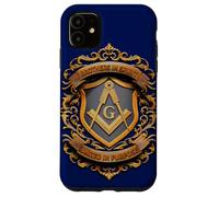 Masonic_Symbol avec Brothers in_Spirit, United in_Purpose Coque pour iPhone 11
