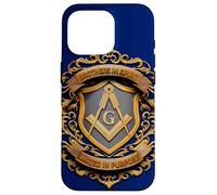 Masonic_Symbol avec Brothers in_Spirit, United in_Purpose Coque pour iPhone 16 Pro