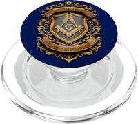Masonic_Symbol avec Brothers in_Spirit, United in_Purpose PopSockets PopGrip pour MagSafe