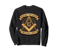 Masonic_Symbol avec "Face à The_East, Building Unity" S&C Sweatshirt