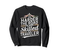 Masonic_Symbol avec "The Hard the_Road, Juviled It's Traver" Sweatshirt