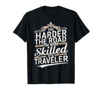 Masonic_Symbol avec "The Hard the_Road, Juviled It's Traver" T-Shirt