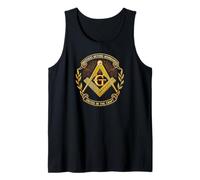 Masonic_Symbol avec "United in the Craft and Brotherhood" Débardeur