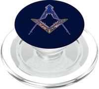 Masonic_Symbol merged"My-Map of_Destination", Freemason_s&c PopSockets PopGrip pour MagSafe