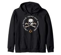 Masonic Virtus Junxit Mors Crâne Non Séparabit Os Maçons Sweat à Capuche