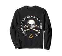 Masonic Virtus Junxit Mors Crâne Non Séparabit Os Maçons Sweatshirt