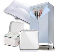 MASONK SHKUU Sèche-linge portable Séchoir électrique, Sous-vêtements pliants Séchage à l'air chaud Chauffage de garde-robe 730w Machine de séchage à chaud à séchage rapide à l'air intérieur Le