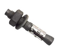 MASONMATE Lot de 50 boulons galvanisés M10 x 60 mm