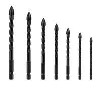 Masonry Drill Bits, Concrete Drill Bit Set for Tile,Brick, Plastic and Wood, Alloy Steel Tip Best for Wall and Ceramic