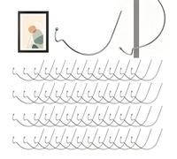 Masonry Frame Support - Hardwall Pegs, Structural Clock Shelves , Damage-Free Installation Pins, Robust Hardware Kit | Display Hardware, Great for Living Room Bedroom Dormitory