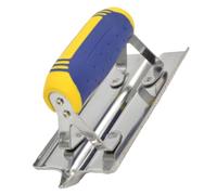 Masonry Hand Edger - Tool en Béton en Acier Inoxydable De 25 Cm, Aventure De Finition De, Construction Durable Sans Rivet, Poignée De Poignée De Confort | Entrepreneur Patio Allaiwway Border S
