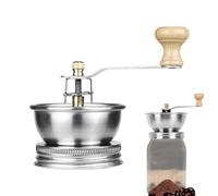 Masons Jar Coffee Grinder, Manual Stainless Steel Grinder Attachment, Crank Handle Coffee's Mill for Wide Mouth Masons Jars, Portable Coffee Bean Grinding Tool, 1 Piece
