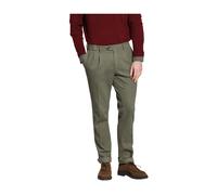 Mason's - New York Time 2 Pinces Chino Pants - Homme - Pantalons - Vert - Taille: S