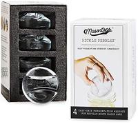 Masontops Pickle Pebble Poids de fermentation en verre infini - Kit de poids de saumurage - bouche ordinaire pot de fermentation Mason