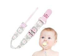 Masoog Attache-sucette,attache-sucette,Sangles de dentition pour sucette, support anti-chute pour laisse - Jouets de dentition à ficelle de sucette, anneaux de adaptés à la plupart des