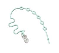 Masoog Sangles de sécurité pour jouets,Harnais à Tétine Réglable en Silicone Sécurisé | Attache de Poussette Clip Tétine - Pour lits de voyage, sacs, biberons, anneaux de dentition et les tétines
