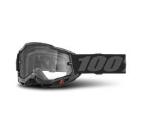 Masque 100% Accuri 2 Enduro-Écran Transparent Noir Noir