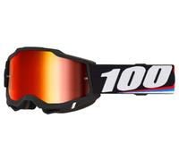 100% Masque de natation Accuri 2 verres miroir Rouge