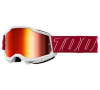 100percent Accuri 2 Redline Off-road Goggles Rouge Mirror Red