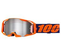 Masque 100 armatic neon orange verre mirror silver flash