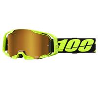 Masque 100 armatic neon yellow verre mirror true gold