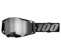 Masque 100 armega black verre mirror silver
