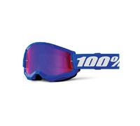 Masque 100% Strata 2 Blue - Lentille A Miroir Rouge / Blue