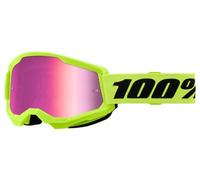 Masque 100 strata 2 neon yellow verre mirror pink